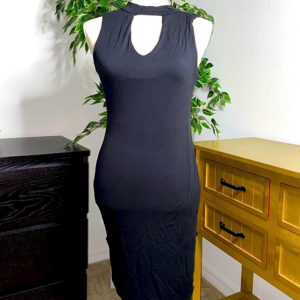 Black Body Con Dress
